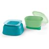 NEW SET OF 2 NUK SUCTION BOWLS WITH LIDS