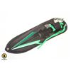 3PC THROWING KNIFE GREEN 1035