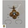 Image 1 : #24-SKY BLUE TOPAZ  PENDANT