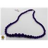 Image 1 : #178-NATURAL PURPPLE JADE NECKLACE