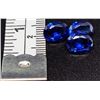 Image 1 : LOT OF 3 MATCHED OVAL SAPPHIRE GEM-