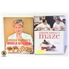 2 GORDON RAMSAY COOKBOOKS WORLD KITCHEN & MAZE