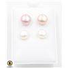 Image 1 : #60-NATURAL AKUYA PEARL EARRINGS 2 PAIRS