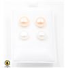 Image 1 : #54-NATURAL AKUYA PEARL EARRINGS 2 PAIRS