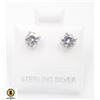 Image 1 : #260-CUBIC ZERCINIA STUD EARRINGS