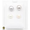 Image 1 : #70-NATURAL AKUYA PEARL EARRINGS 2 PAIRS