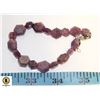 Image 1 : AUTHENTIC STAUER RUBY GEMSTONE BRACELET-ESTATE