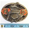 Image 1 : VINTAGE HALLMARKED HEAVY HARLEY DAVIDSON BELT