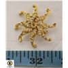 Image 1 : STAR FISH & PEARLS STYLE BROOCH