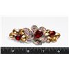 NEW RHINESTONE FLOWER FRENCH CLIP HAIR CLIP