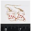 NEW CARTOON LOVE CAT DROP EARRINGS