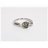 NEW DAINTY SIZE 7 ROUND ZIRCON RING WITH ZIRCON