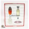 Image 1 : CALVIN KLEIN PERFUME 4 BOTTLE GIFT SET