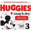 Image 1 : HUGGIES SNUG AND DRY BABY DISPOSABLE DIAPERS