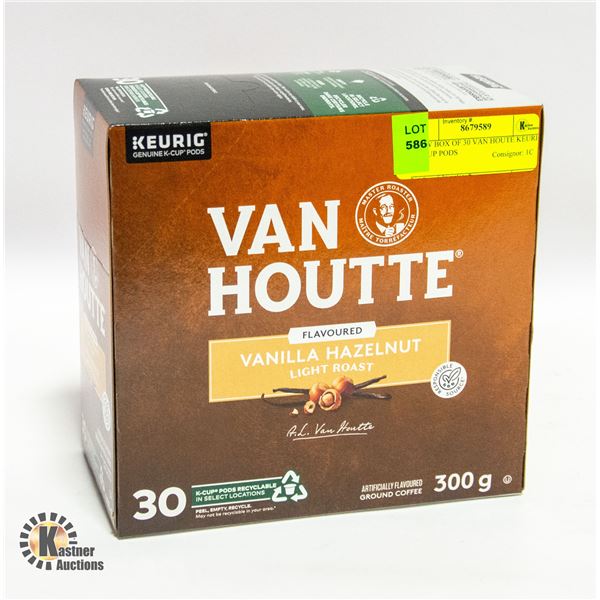 NEW BOX OF 30 VAN HOUTE KEURIG K CUP PODS