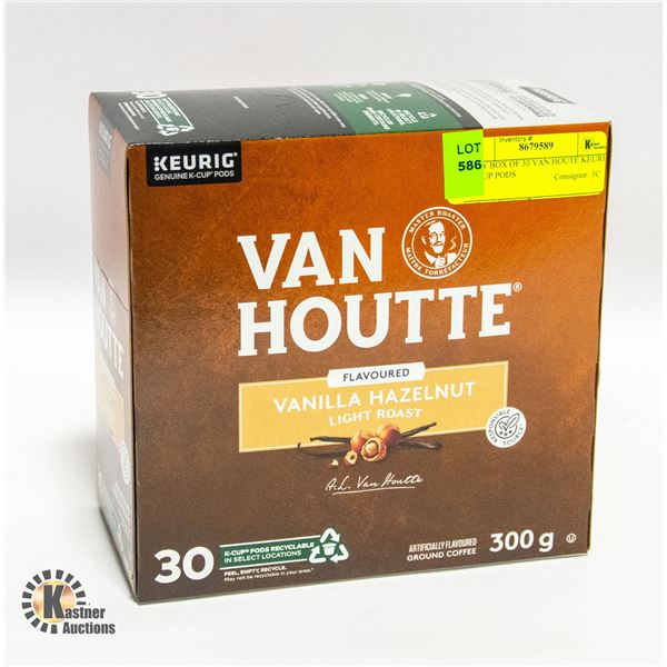 NEW BOX OF 30 VAN HOUTE KEURIG K CUP PODS