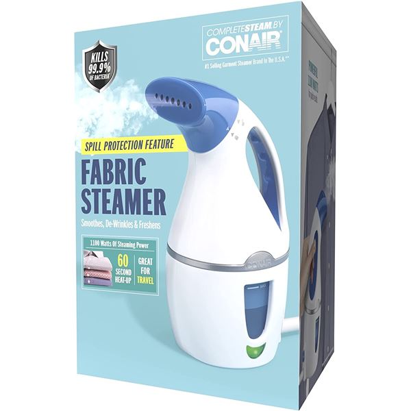 NEW CONAIR COMPLETE STEAM 1100 WATT FABRIC STEAMER