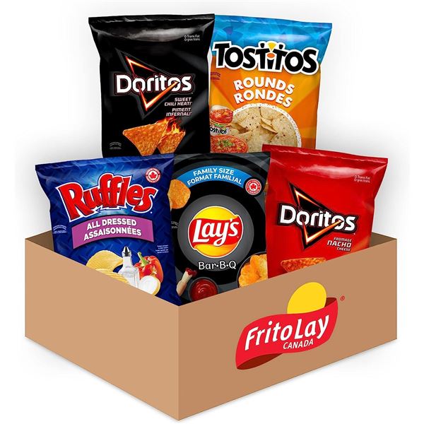 NEW CASE OF FRITO LAY ULTIMATE VARIETY CHIP MIX