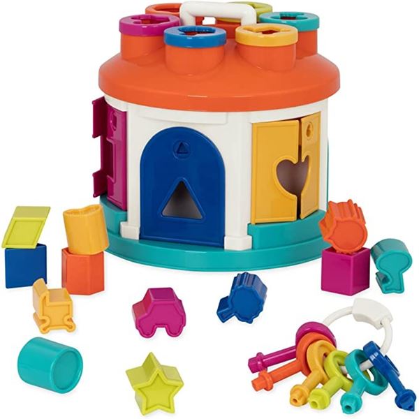 NEW BATTAT SHAPE SORTER HOUSE PLAYSET FOR KIDS