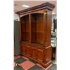 Image 2 : CHERRYWOOD CREDENZA WITH GLASS SHELF INSERTS + 2