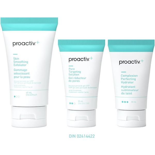 NEW 2-PACK PROACTIVE+ 3-STEP 30 DAY ACNE MEDICINE