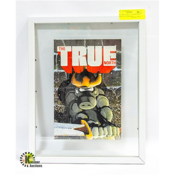 THE TRUE NORTH #1 COMIC PRINT 1988 ON SEE THROUGH