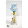 Image 1 : VINTAGE GLASS BOUDOIR LAMP