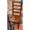 Image 3 : SOLID WOOD KITCHEN TABLE WITH 4 CHAIRS AND BENCH