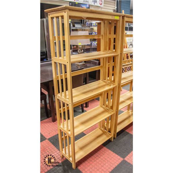 WOODEN SHELF 28  X 63  X 11 