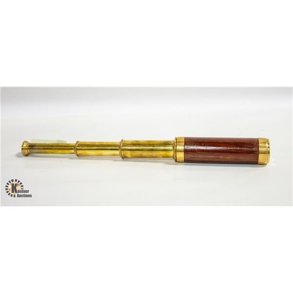 BRASS & WOODEN SHIPS EXTENDABLE TELESCOPE