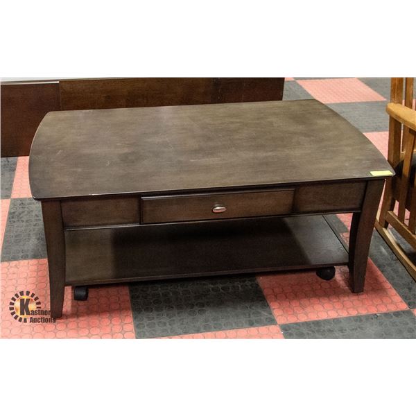 2 TIER COFFEE TABLE 48  X 28  X 20 