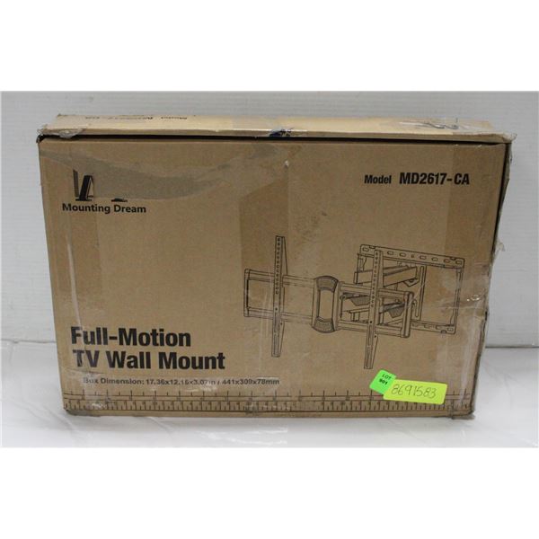 NEW FULL-MOTION TV WALL MOUNT MODEL MD2617-CA