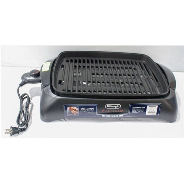 NEW DELONGHI PERFECTO DIE CAST INDOOR GRILL