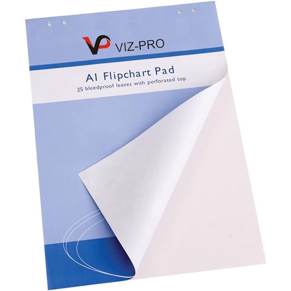 4 NEW VIZ-PRO A1 FLIPCHART PADS