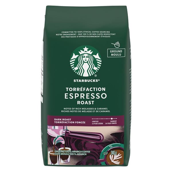 NEW 6 PACK OF STARBUCKS ESPRESSO ROAST GROUND