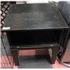 Image 1 : BLACK END TABLE H-27.5" W-21.5" L-24"