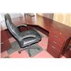 LARGE 5PC CORNER DESK WITH OFFICE CHAIR