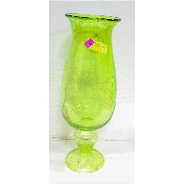 GREEN DECORATIVE VASE - 20"