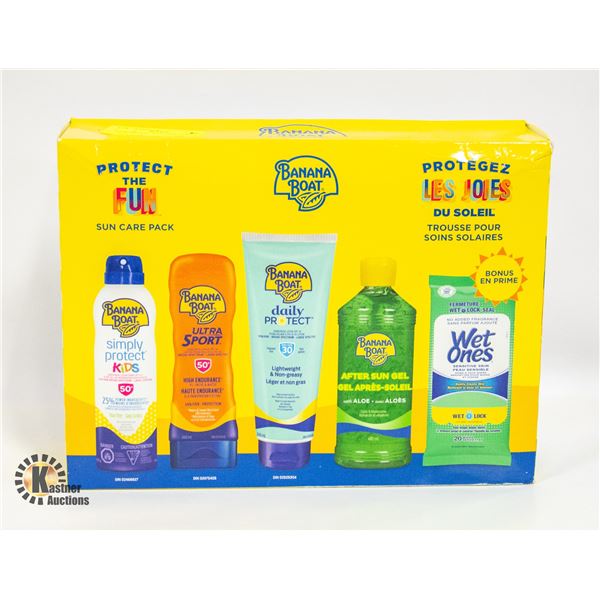 NEW BANANA BOAT SUN CARE PACK