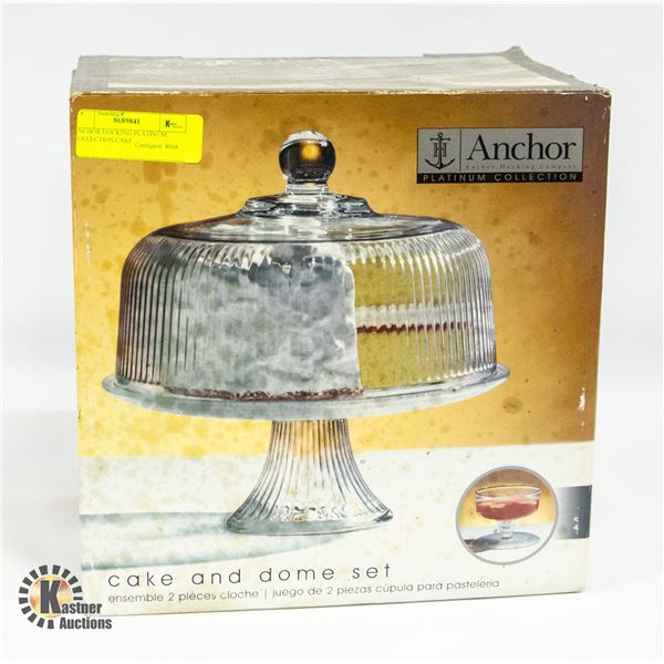 ANCHOR HOCKING PLATINUM COLLECTION CAKE