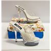Image 1 : PLEASER WOMENS SIZE 8 CLEAR HEELS