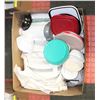 Image 1 : LARGE BOX OF MISC INCLUDES KITCHENWARE