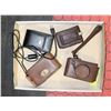 Image 1 : FLAT OF LEATHER CAMERA CARRY CASES