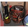 Image 1 : 2 NICE WICKER BASKETS PLUS ORNAMENTAL PLANTER