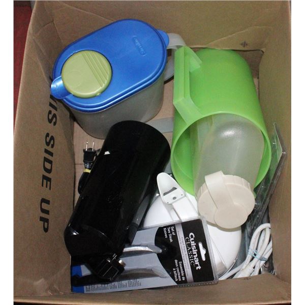 KITCHEN ITEM PKG INCLUDING ELC. CAN OPENER/LAZY