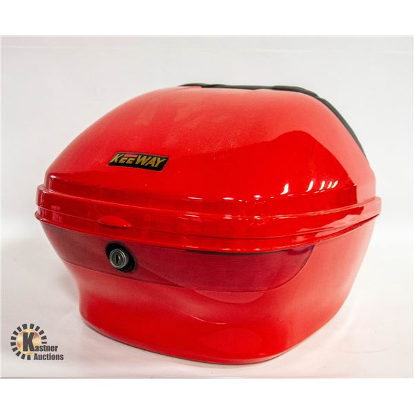 KEEWAY SCOOTER LUGGAGE TRUNK RED