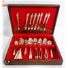 Image 1 : CASE WITH SILVER PLATED FLATWARE