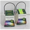 Image 1 : 2 COLOR CHANGING LED CITRONELLA CANDLES