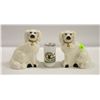 Image 1 : VINTAGE PAIR OF PORCELAIN DOGS