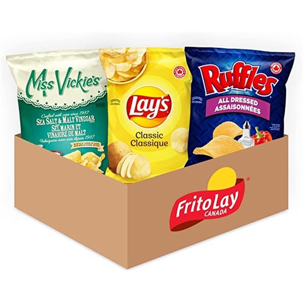 NEW CASE OF FRITO LAY TRADITONS VARIETY CHIPS MIX